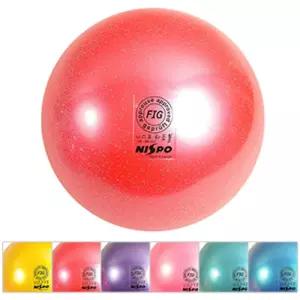 니-스 포 리듬체조 메탈 펄 공 185mm 6색상요가 체조 용품 펄공 메찰 운동볼 미니짐볼 요가볼