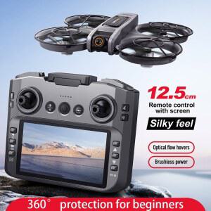 드론 S156 드론, 스크린 브러시리스 스트림 포지셔닝 카메라 입문용 쿼드콥터, FPV TRAVERSER 비행기