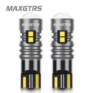 MAXGTRS 2Pcs T10 W5W LED 전구 Canbus 오류 없음 194 168 조명 XBD 칩 자동차 신호 램프 인테리어 주차 위