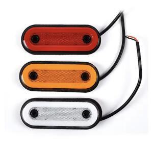 LED 사이드 마커 라이트 12V 24V 트럭 클리어런스 램프 테일 트레일러 트랙터 경고 주차