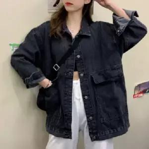 [하프클럽/]여성 루즈핏 박시 데님 자켓 2컬러 간절기 데일리 청점퍼 봄 가