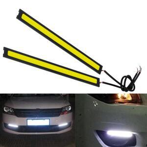 차량용 LED 라이트 바, 장식 램프, 오토바이 테일 스트립, 12V DRL, 자동 주간 주행등, 화이트 색상, 17cm