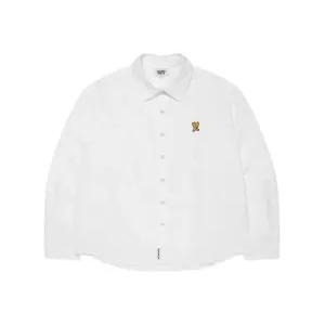 와키윌리 26SS 키키 옥스포드 긴팔셔츠 화이트 WA2601SH01WH