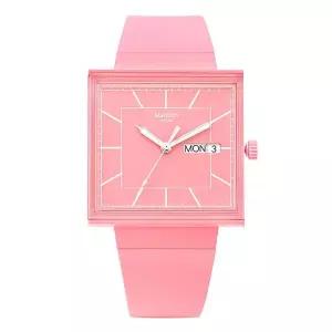 스와치 SO34P700 BIOCERAMIC WHAT IF ROSE 여성 우레탄시계 3450805