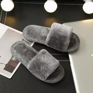 겨울실내화 털슬리퍼 슬리퍼 극세사 방한 푹신한 기모 털슬리퍼 털신발 털신 털단화