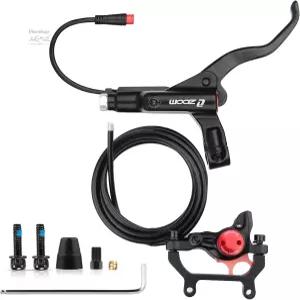 하이클라인 전기 자전거 유압 브레이크 세트 Zoom H875E 2-피스톤 전원 차단 키트 160mm/180mm 로터 및