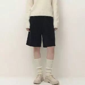 [하프클럽/]여성 A라인 바지 코듀로이 융털 기모 팬츠