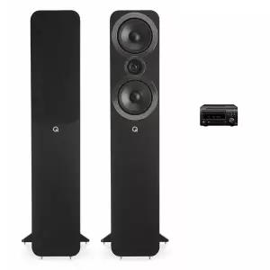 데논 RCD-M41 + 큐어쿠스틱스 3050i 미니 하이파이 오디오 세트