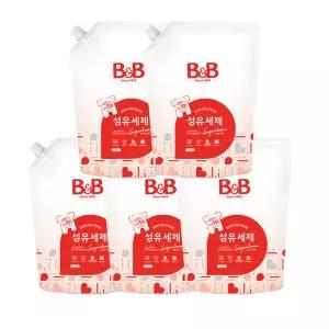 시그니쳐 비앤비 섬유세제 리필형 1500ml 5개