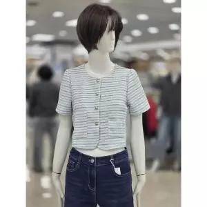 [ab.f.z] 세이브존09 스트라이프 크롭 자켓 afna2j33e (S50362603)