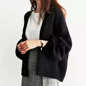 깔끔한 디자인 여성 외출 캐주얼 외투 단정 숏 가디건 니트 봄가디건 라운드 롱가디건 루즈핏 여자 남자 자