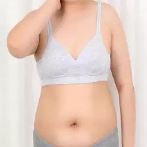 스포츠브라탑 노와이어 런닝형 브라 코튼 처진가슴브라 빅사이즈