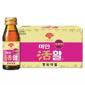 동화약품 미인활 75ml x 20병{아텍스 황사마스크 포함}안전포장/소화제/까스명수/까스활명수
