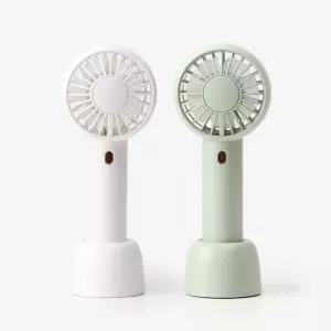 저소음 휴대용 미니 더블팬 선풍기