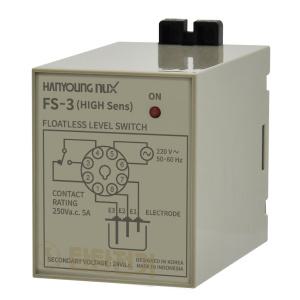 FS-3A 고감도 전극 레벨 수위 조절 레벨 센서 스위치 FS3A FLOATLESS LEVEL SWITCH 한영넉스