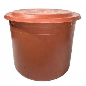 원형 고무통 다라이 5호 (60L) / 물통 용기 고무 빨강다라이 휴지통