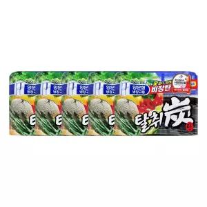 애경 냉장고 탈취제 탈취탄 양문형 냉장실용 240g X 5개