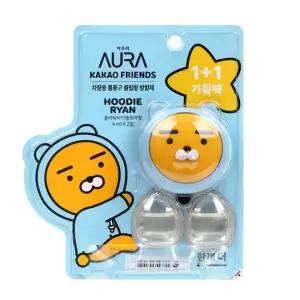 아우라 카카오차량용 라이언FACE플라워 팩