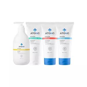 대용량 스킨케어 풀세트 옥시젠 세라오 크림 200g 1개 + 로션 200g 1개 + 수딩젤 200g 1개 + 바스 500g 1개