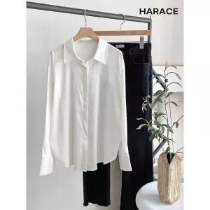 [하프클럽/]레이엔 블라우스 셔츠_YMSH25SS084