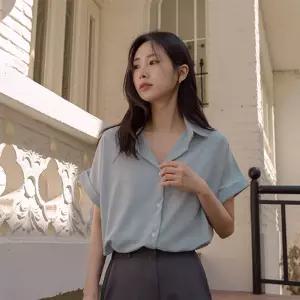 감탄스판 가벼운 롤업셔츠