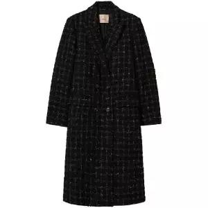 TWINSET 체크 패턴 부클레 코트 242TT2151 TP439079060