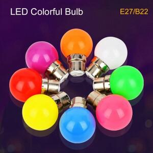 LED 전구 램프, G45 글로브 홈 데코, 3W, E27, B22
