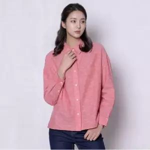 엘루아 [최초가49 000원]여성 봄 여름 린넨 블렌디드 셔츠 2종택1