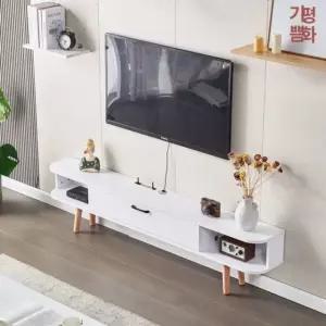 북유럽 거실장 티비 수납장 선반 TV 장식장 세라믹 엔틱 3컬러 스탠드
