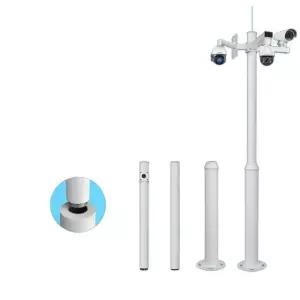 감시카메라 폴대 거치대 cctv 1m 받침대 스테인레스 벽걸이 설치 가로등형 홀더