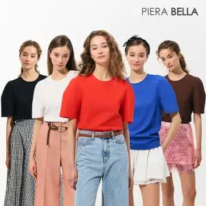 피에라벨라 26 Summer 크레이프 플리츠 볼륨 블라우스 3종