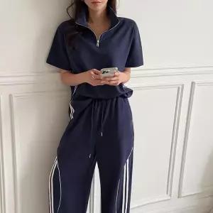 [난닝구] 슈아델 반집업팬츠세트