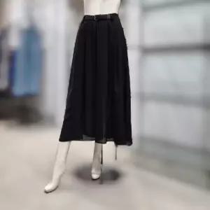 [SI] SI밸트 앞 옆트임 핀턱 포인트 스커트SKSAF2363