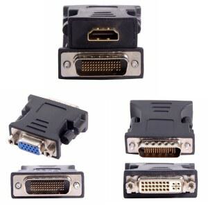 DP단자 카드 컴퓨터 TV PC 모니터 프로젝터용 Y VGA DVI DP 핀 수2 익스텐션 HDMI DMS SPLITTER 케이블 암 59 어댑터,
