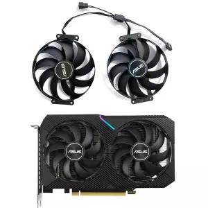 87MM T 129215 ASUS GeForce RTX 3060 3060 Ti V2 소형 듀얼 OC 팬용 SU 6PIN RTX3060 3060TI GPU 팬