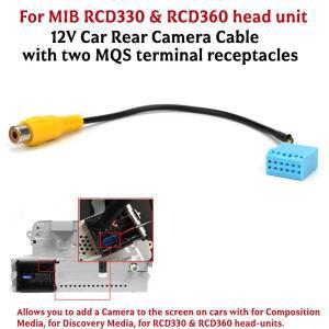 MIB2 RCD330 후방 카메라  컨버터 케이블 어댑터 컴포지션 디스커버리 미디어 12V OEM 시스템 호환