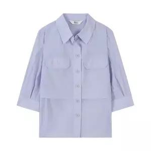 베스띠벨리 [정가219000] 를랩 코튼블렌디드 7부 셔츠 (BIBAD2428)