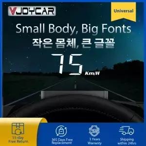 Vjoycar A100 플러스 헤드업 디스플레이 자동차 KM/h MPH 전자 장치 OBD2 HUD 앞유리 프로젝터 빅 폰드