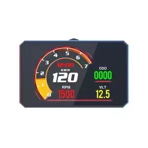 P16 OBD2 HUD 헤드업 디스플레이 자동차 속도계 온보드 컴퓨터 스마트 디지털 타코미터 ECT 수온/유온계