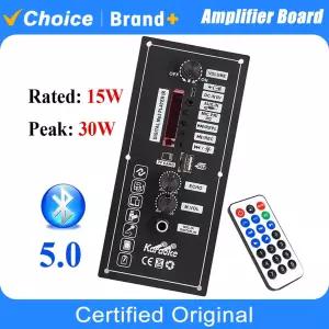 유모차 바퀴 교체 37V 30W 앰프 보드 DC 5V MP3 디코더 리모컨 지원 블루투스 AUX U-디스크 마이크 5-8인치