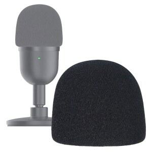 SUNMON SEIREN 미니 팝 필터 폼 마이크용 - 파열음 윈드스크린 마이크 윈드 전문 최소화 세이렌 스트리밍 USB 커버