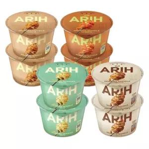 아리 ARIH 모던누들컵 4종 (간장버터,고추장버터,봉골레,트러플불고기) x2