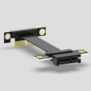 PCI-E3.0 케이블 익스프레스 라이저 카드 연장 그래픽 리본 x1x4 네트워크 사운드 90