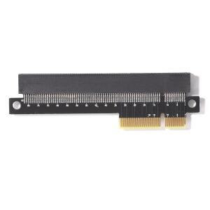 PCI-E 4X ~ 16X 어댑터 카드 PCI-Express 수-암 라이저 변환기 컴퓨터 마더보드 부품