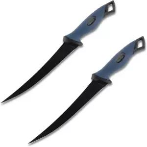 알페지 낚시 필레 나이프 세트 2PCS - 7인치 및 9인치 유연한 독일 스테인리스 칼날 미끄럼 방지 손잡이
