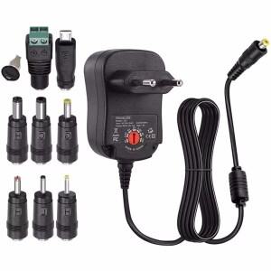 3V 4.5V 5V 6V 7.5V 9V 12V 2A/2.5A AC/DC 어댑터 미국/EU 조절 가능 전원 어댑터 USB 범용 충전기 스위치