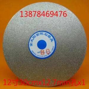 Golden Sun 12인치 300mm x 12.7mm 구멍 다이아몬드 연삭 디스크, 샌드 세라믹 유리, 마노 연마