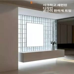 77ang 얼음벽돌 유리 장식 칸막이 가벽 파티션 양면