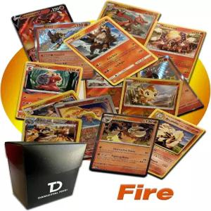 파이어 타입 TCG 구색 번들 초희귀 카드 보장 랜덤 30장 Dan123yal 덱 박스