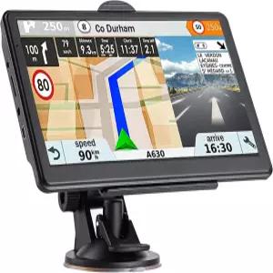 자동차용 GPS 내비게이터 2026 지도 7인치 터치스크린 256-16GB 음성 방향 안내 지원 속도 및 적색등 경고
